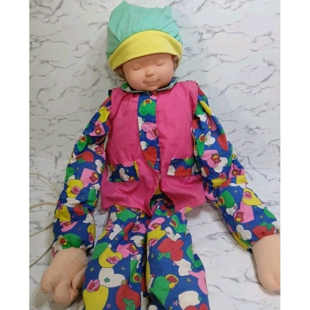 SUZIE STRETCH MY-SIZE 36" TWO-SIDED AWAKE/ASLEEP DOLL Vtg - Picture 3 of 4